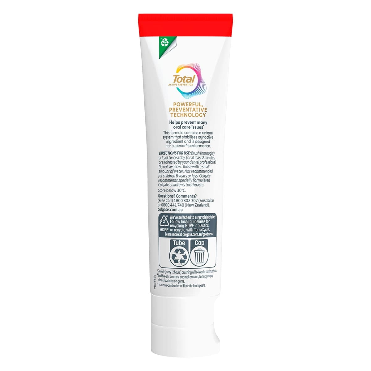 Thumbnail Colgate Total Original Antbacterial Toothpaste 115g