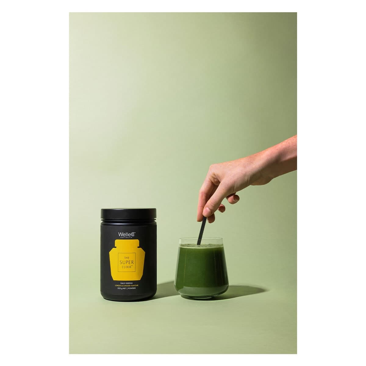 Thumbnail WelleCo The Super Elixir Daily Greens Refill Lemon & Ginger 300g
