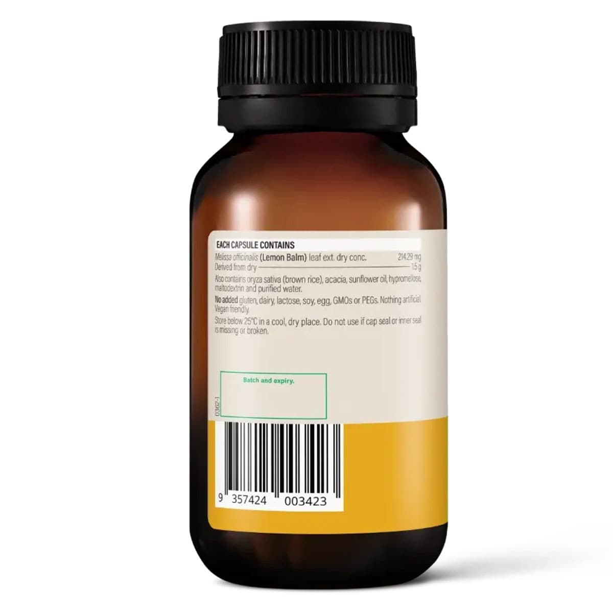 Thumbnail Wanderlust High Strength Lemon Balm 90 Capsules