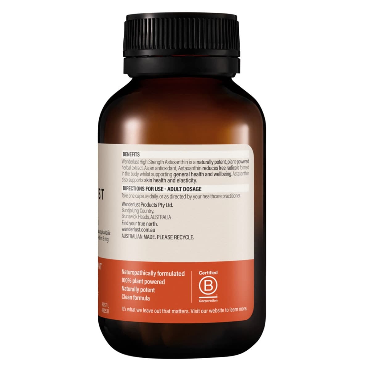 Thumbnail Wanderlust High Strength Astaxanthin 60 Capsules