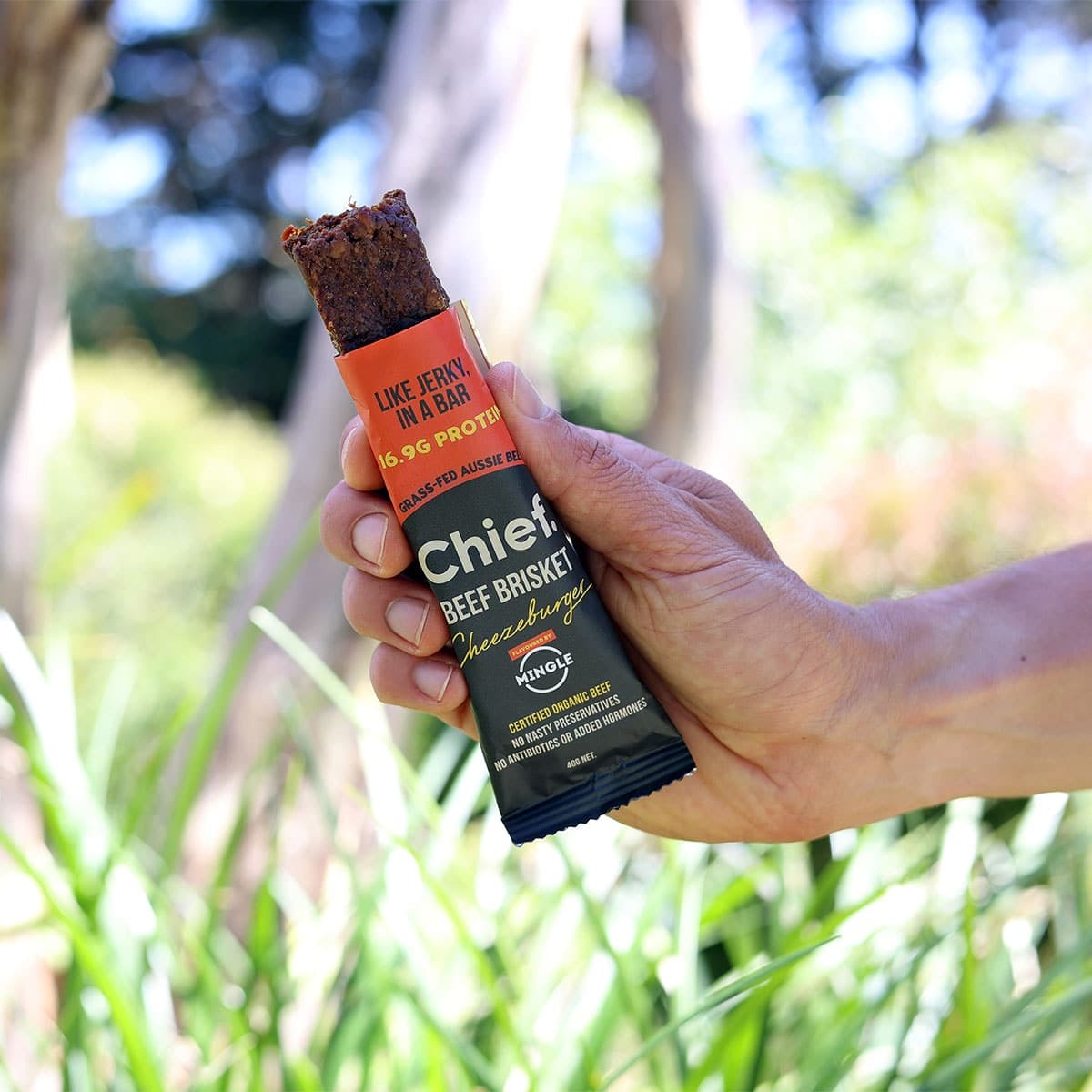 Thumbnail Chief Nutrition Beef Brisket Cheeseburger Bar 40g