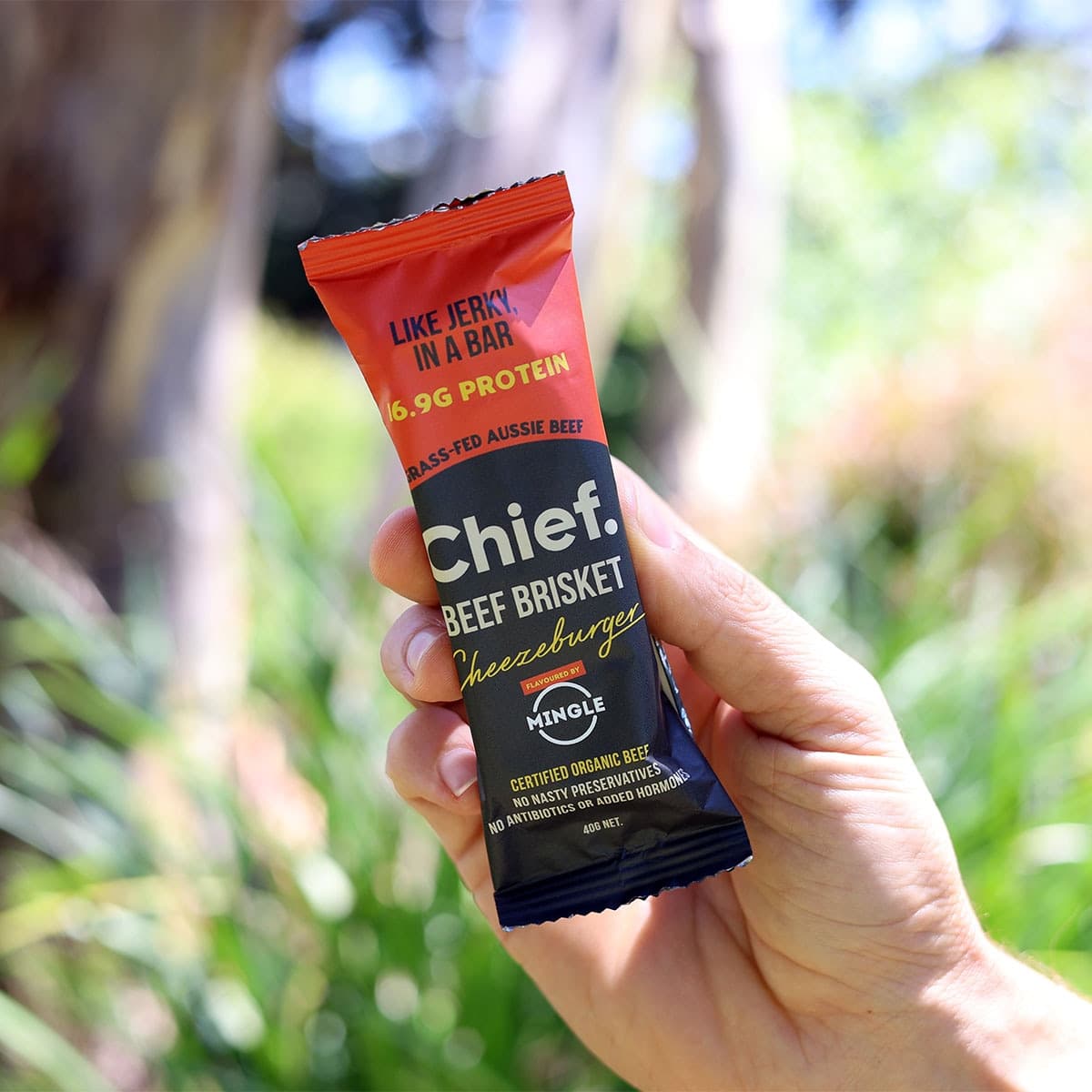Thumbnail Chief Nutrition Beef Brisket Cheeseburger Bar 40g