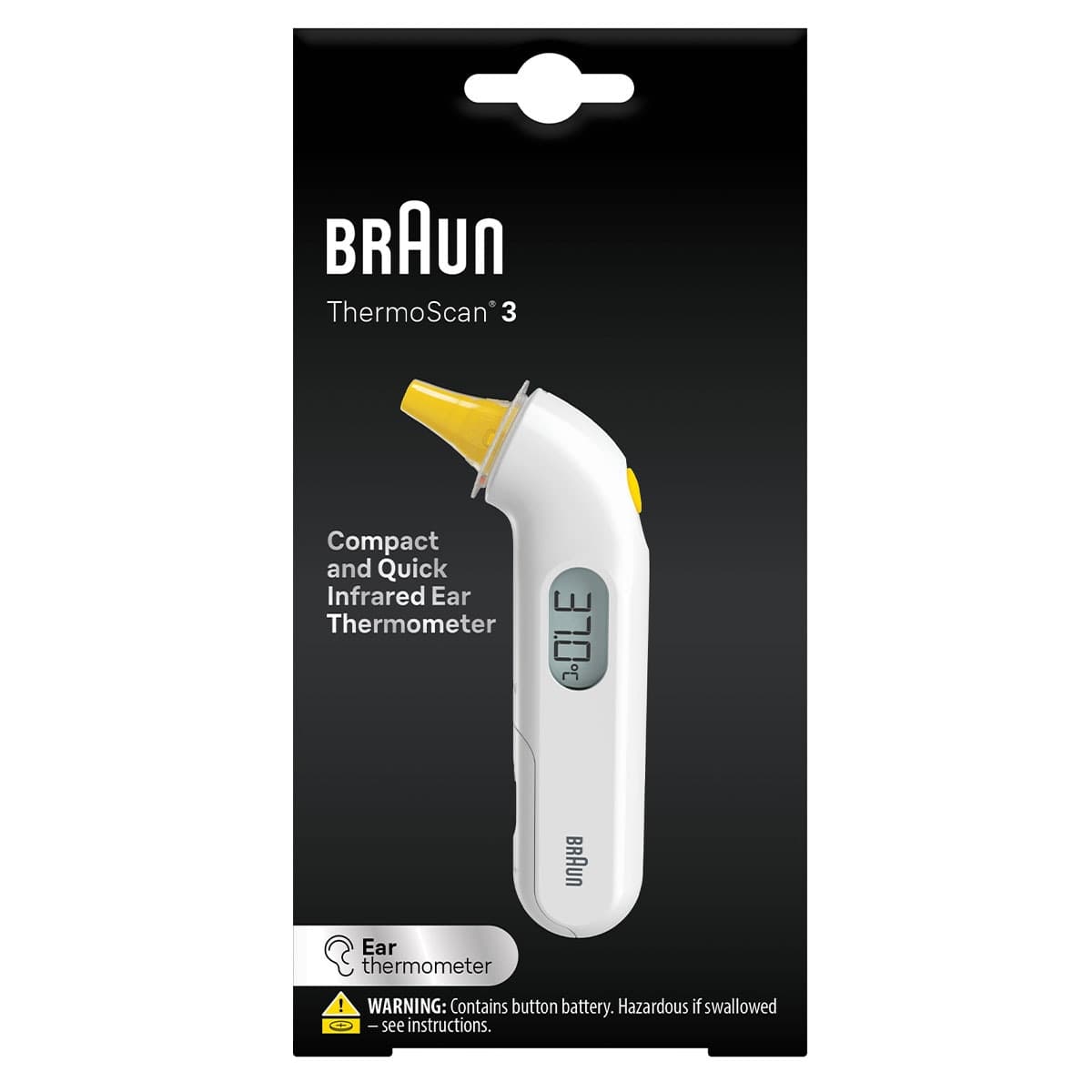 Thumbnail Braun Thermoscan 3 Infrared Ear Thermometer