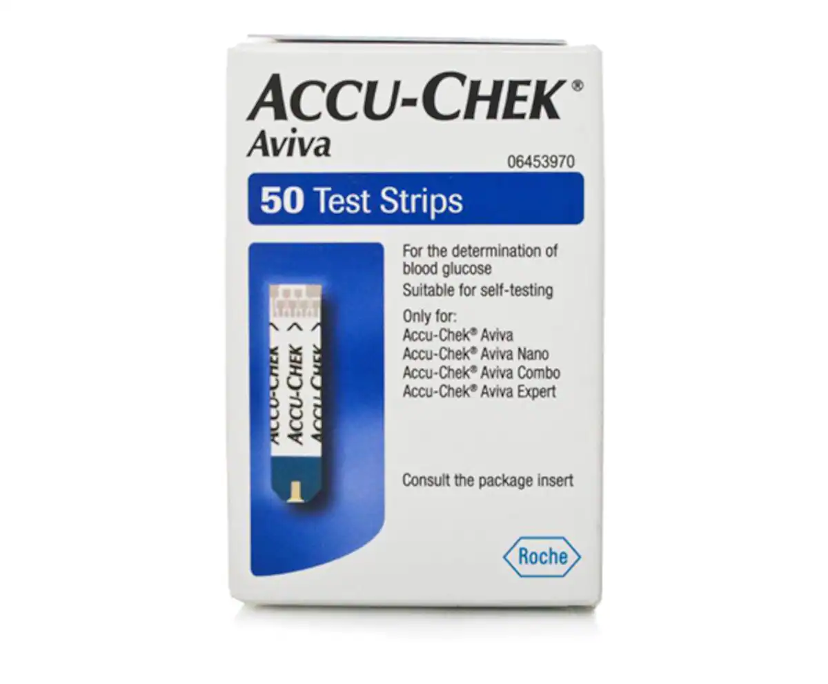 Thumbnail Accu-Chek Aviva Blood Glucose Test Strips 50 Pack
