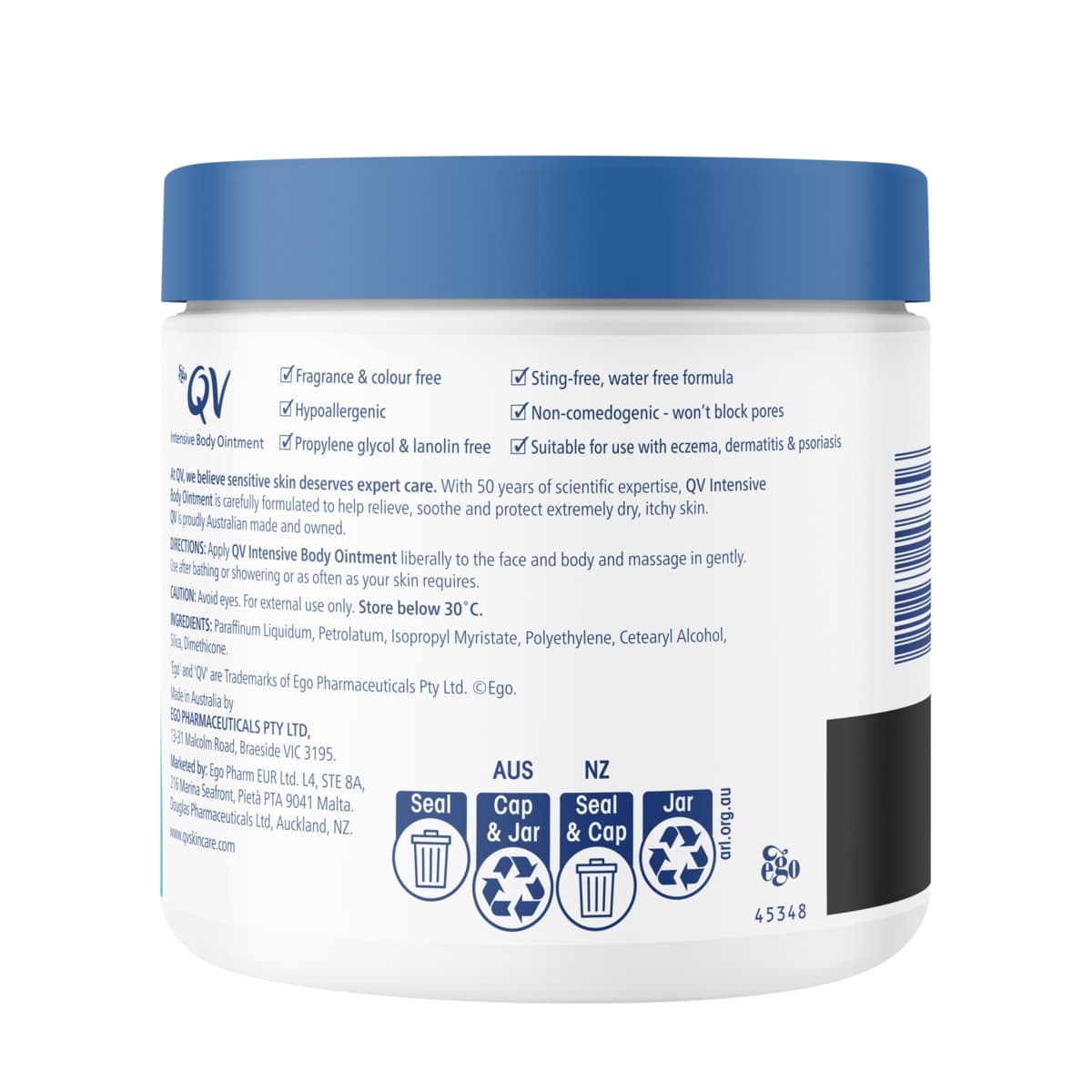 Thumbnail Ego QV Intensive Body Ointment 450g