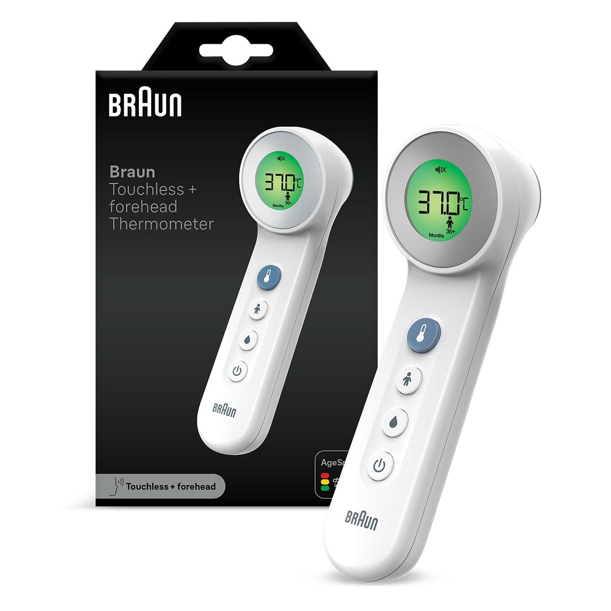 Thumbnail Braun Touchless + Forehead Thermometer BNT4