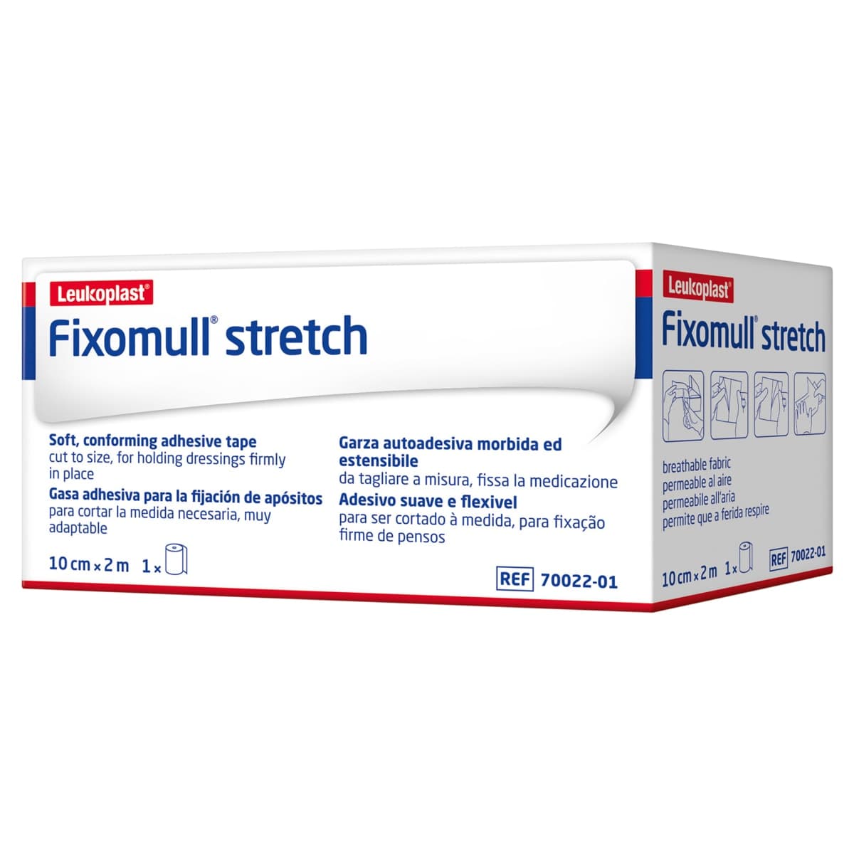 Thumbnail Fixomull Low Allergy Stretch Tape 10cm x 2m