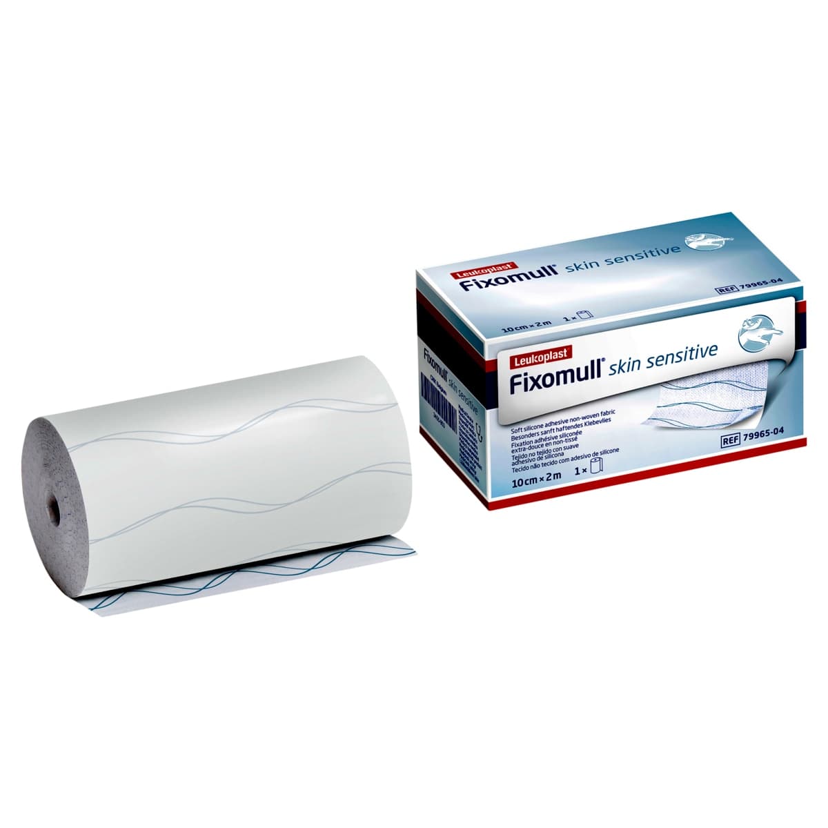 Thumbnail Fixomull Skin Sensitive Silicone Adhesive 10cm x 2m 1 Roll