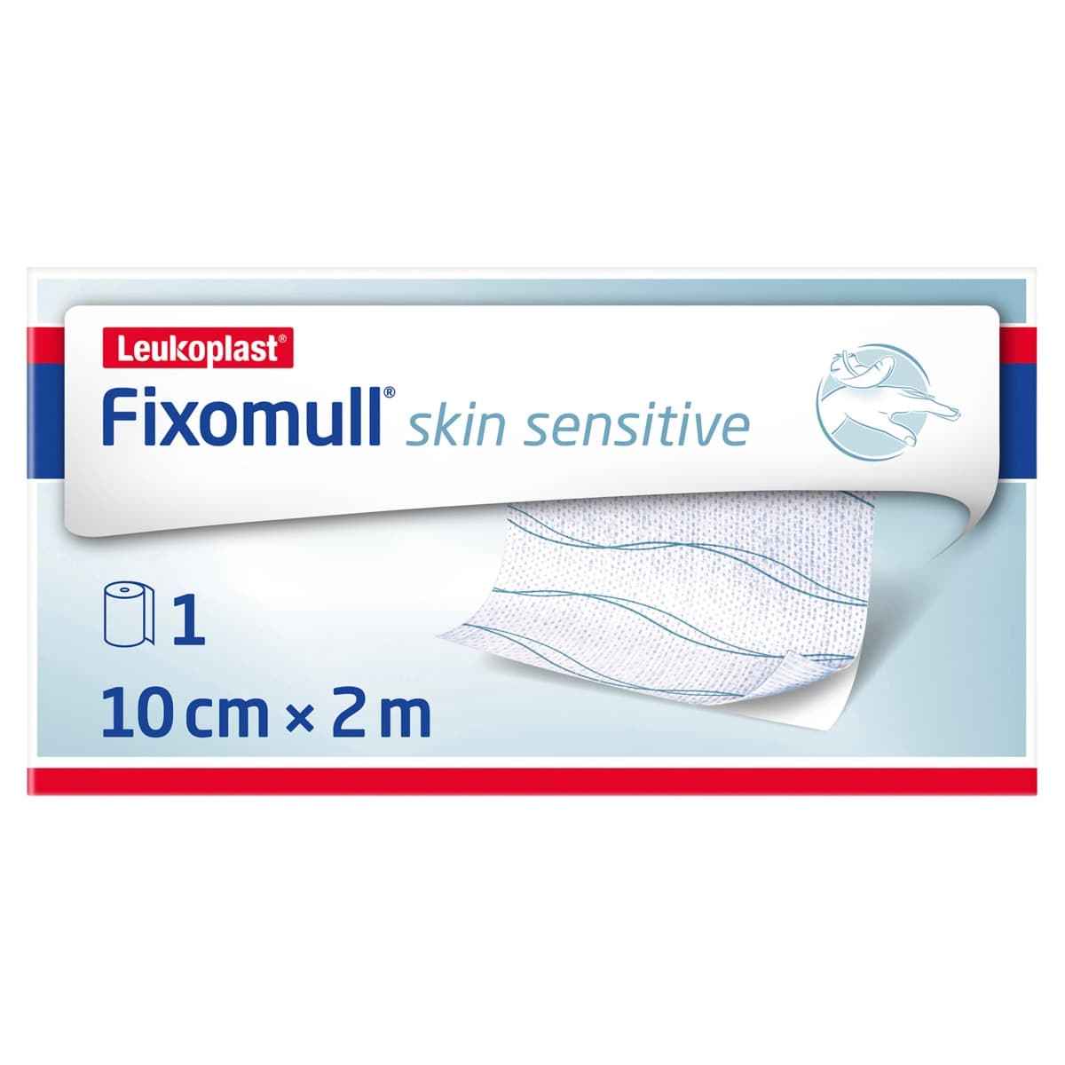 Thumbnail Fixomull Skin Sensitive Silicone Adhesive 10cm x 2m 1 Roll