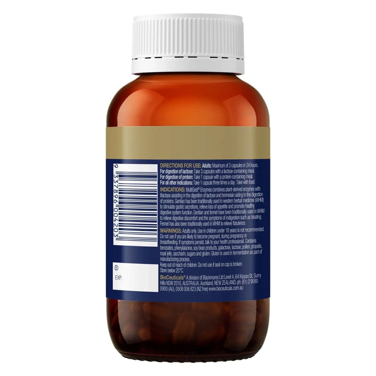 Thumbnail BioCeuticals MultiGest Enzymes 90 Capsules