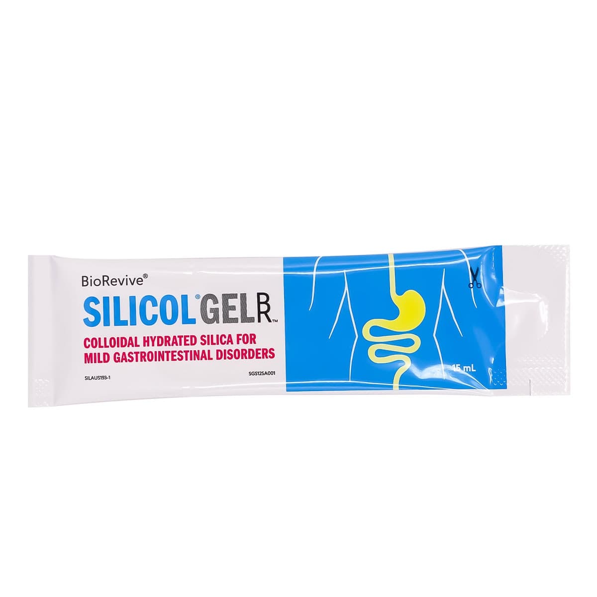 Thumbnail BioRevive SilicolGel IBS and Heartburn Relief Sachets 12 Pack