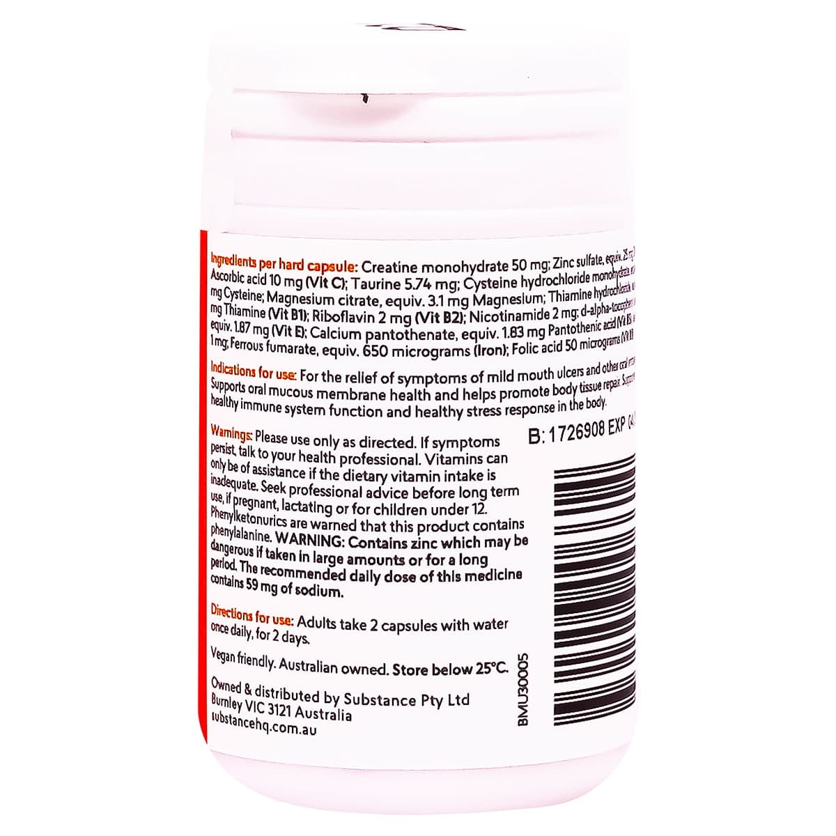 Thumbnail BioRevive Mouth Ulcer Relief 10 Capsules