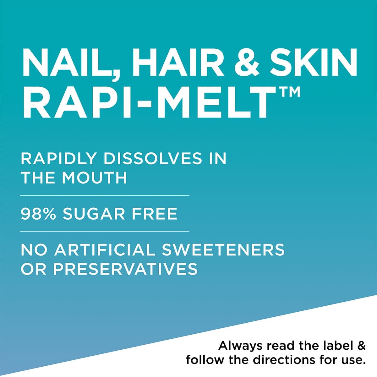 Thumbnail Blackmores Nails Hair & Skin Rapi-Melt 90 Tablets
