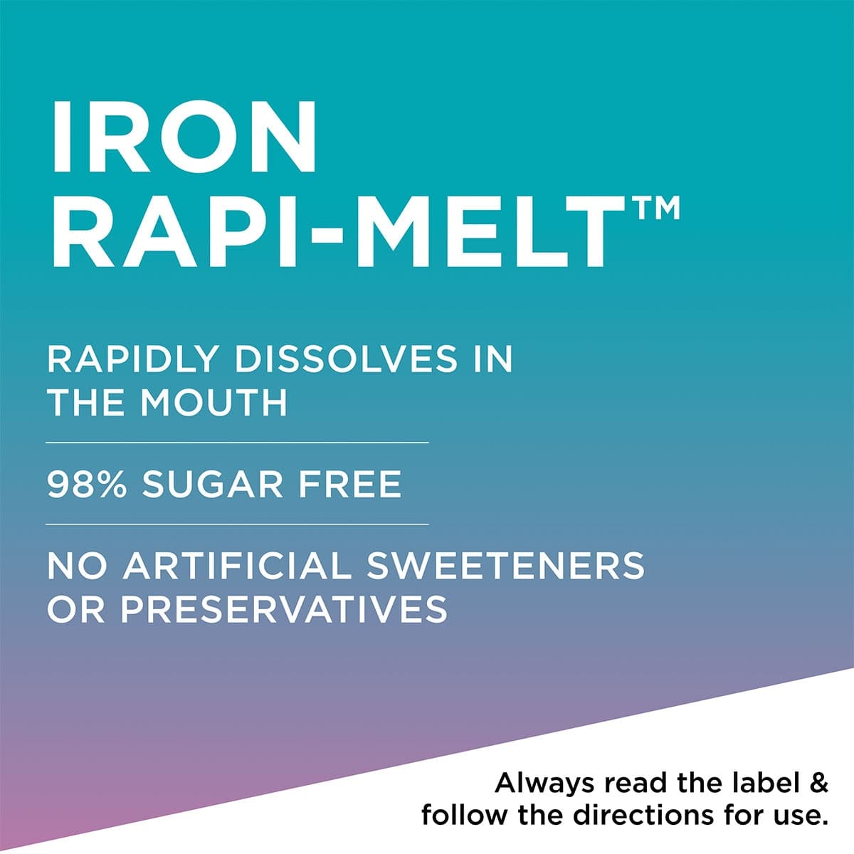 Thumbnail Blackmores Iron Rapi-Melt Tropical 90 Tablets