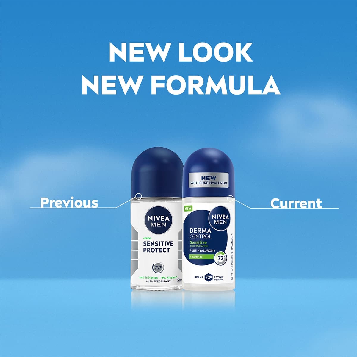 Thumbnail Nivea Men Derma Control Sensitive Antiperspirant Roll-On 50ml