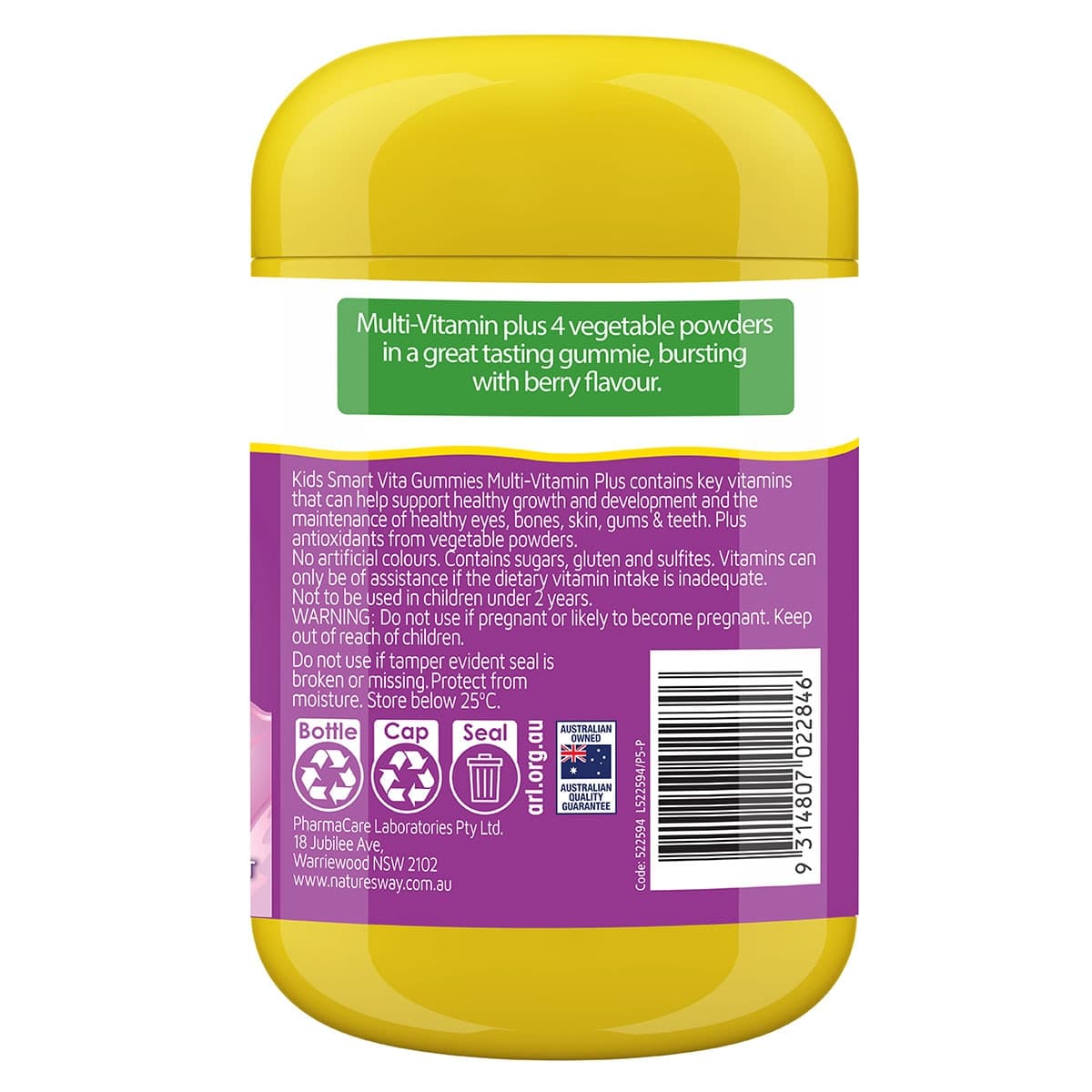Thumbnail Nature's Way Kids Smart Vita Gummies Multivitamin + Vegies 120 Pack