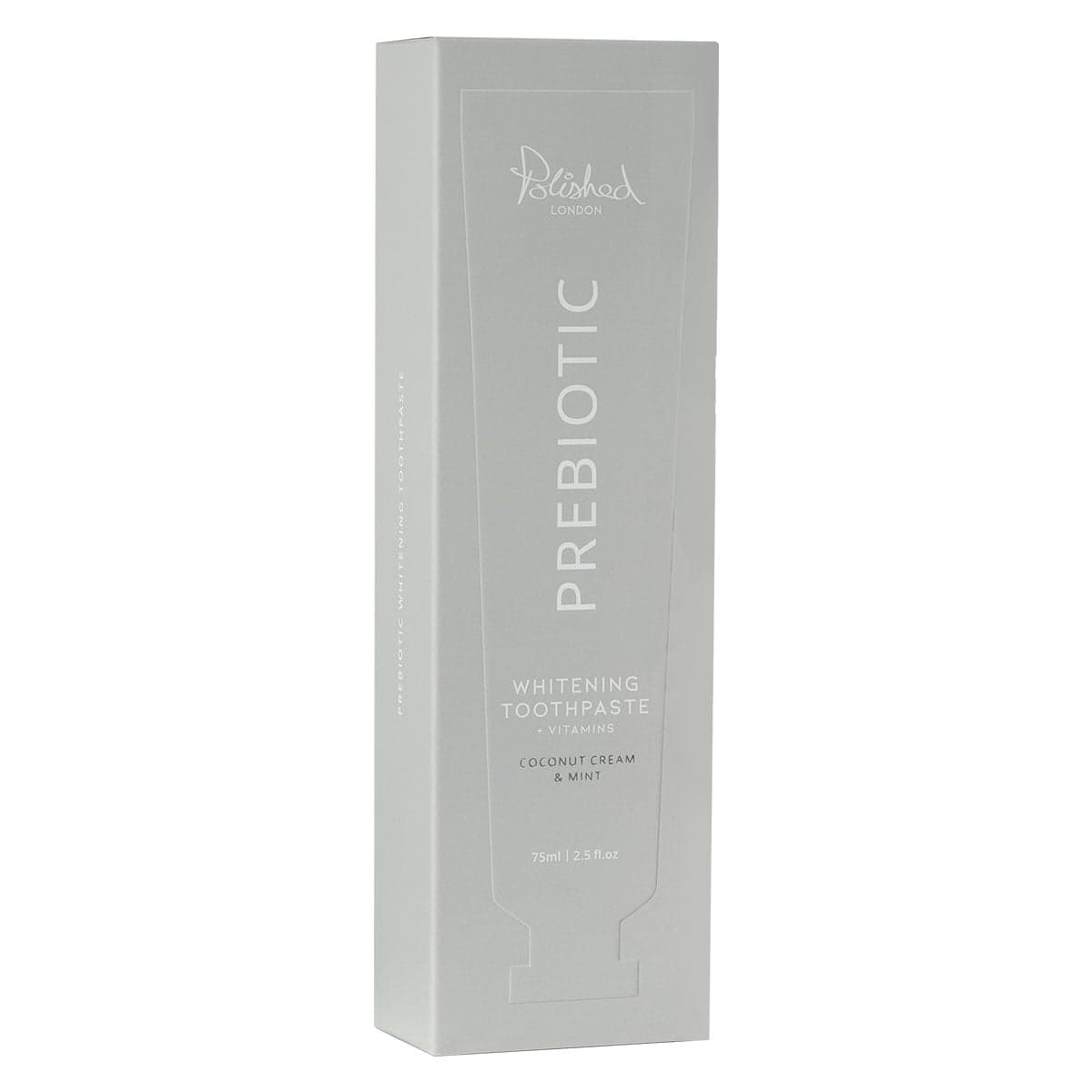 Thumbnail Polished London Prebiotic Whitening Toothpaste Coconut Cream & Mint 75ml