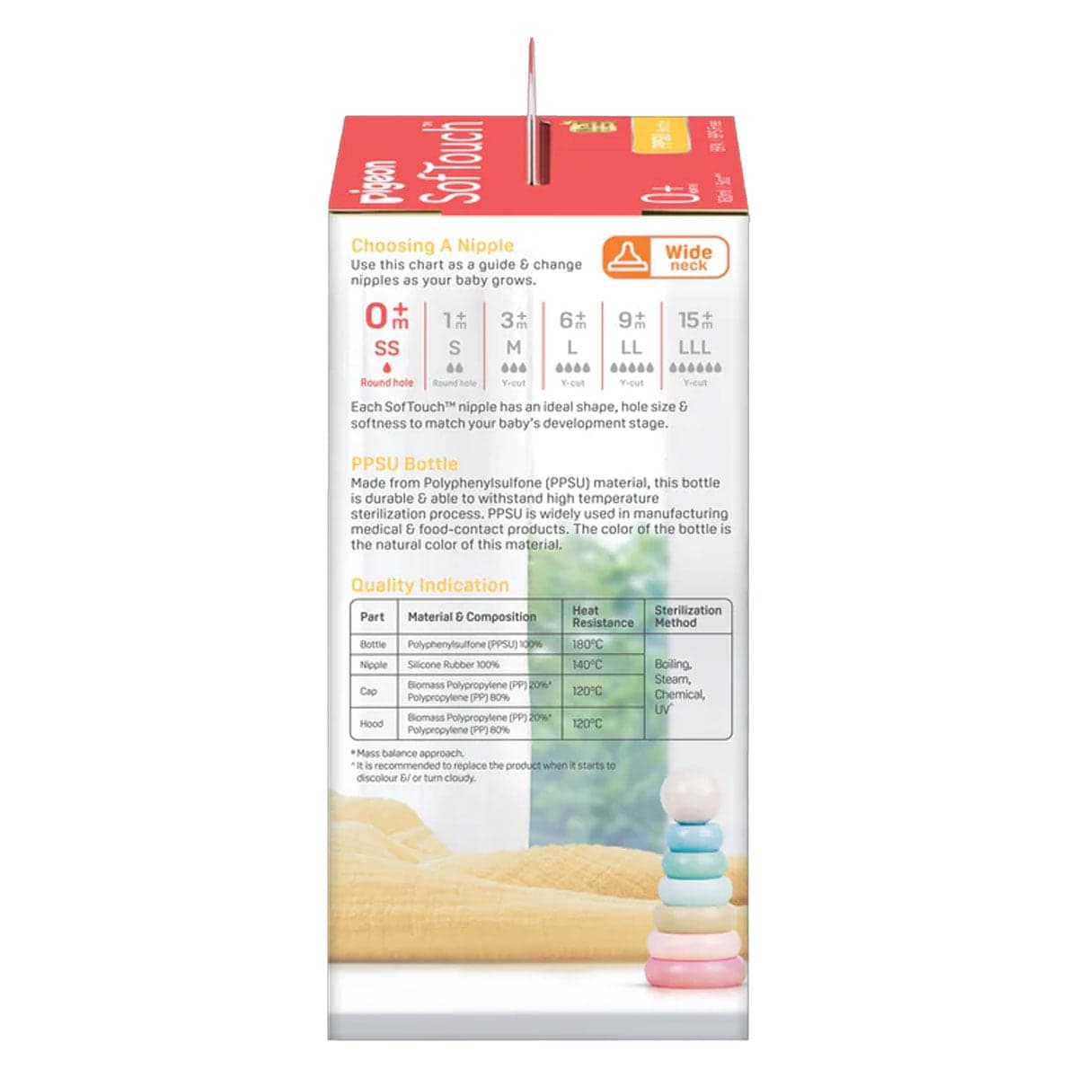 Thumbnail Pigeon SofTouch PPSU Baby Bottle 0+ Months 160ml