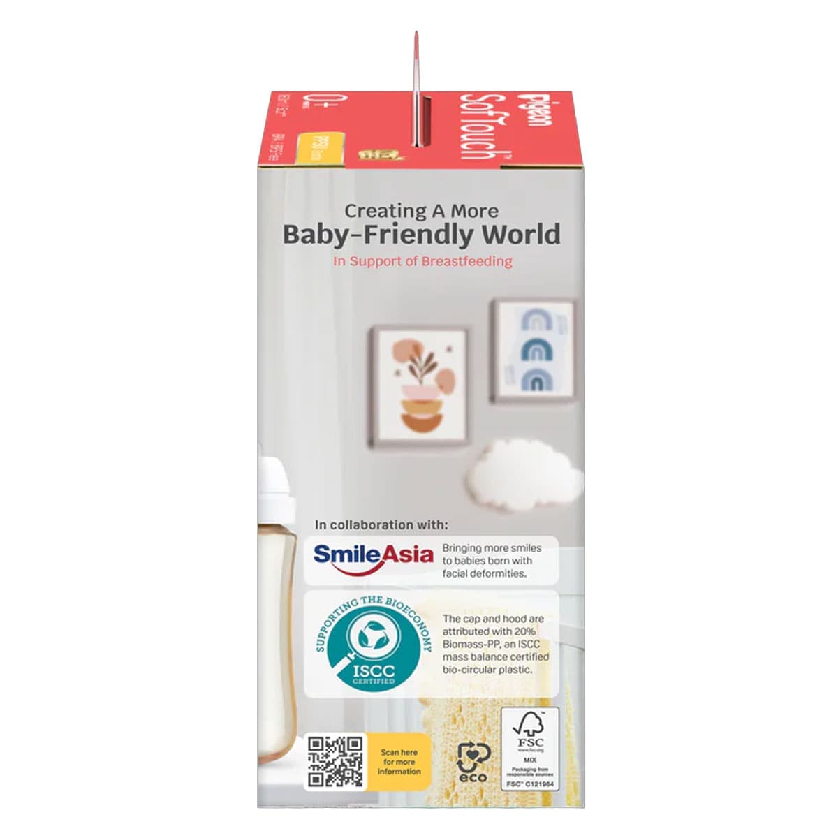 Thumbnail Pigeon SofTouch PPSU Baby Bottle 0+ Months 160ml