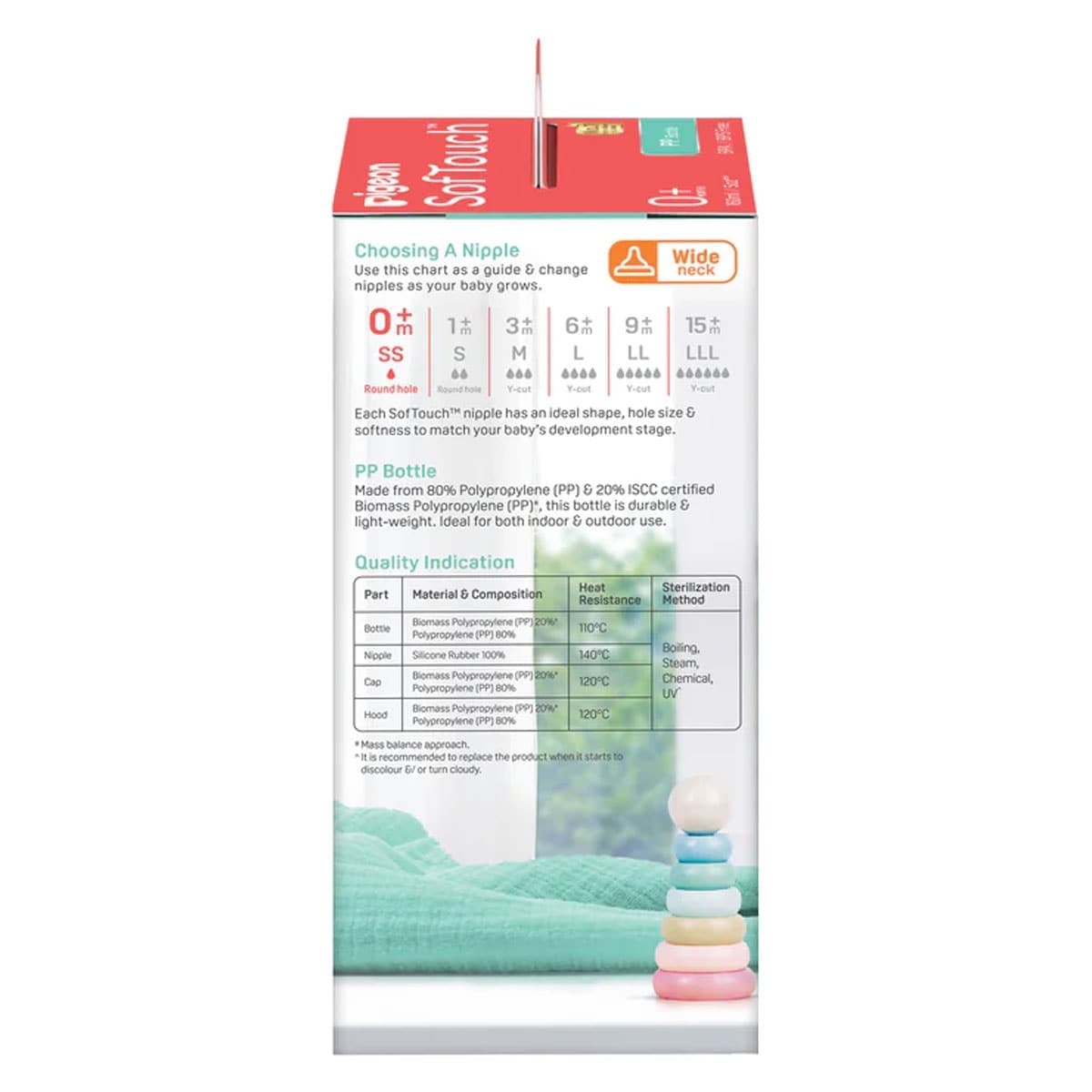 Thumbnail Pigeon SofTouch PP Baby Bottle 0+ Months 160ml