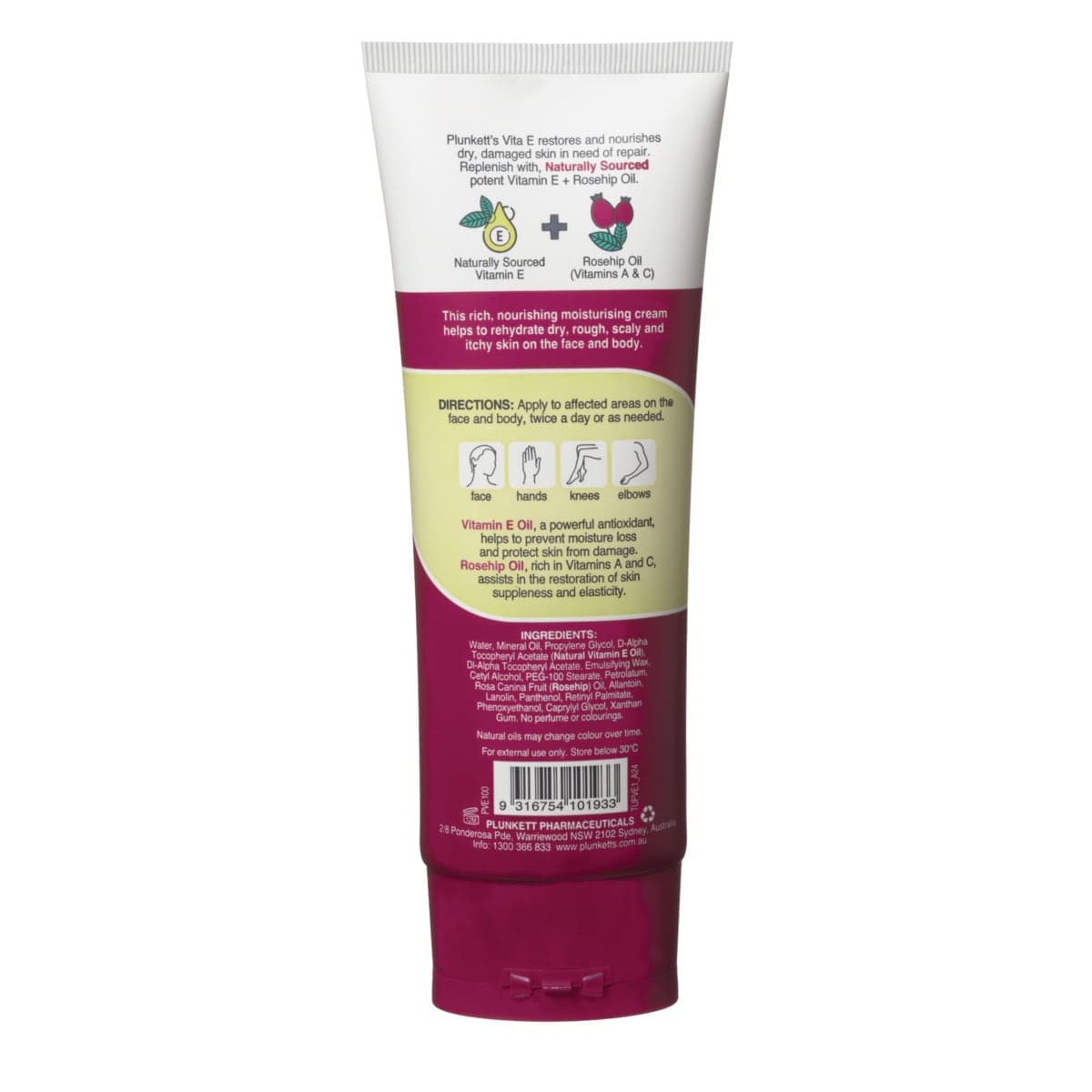 Thumbnail Plunketts VitaE Natural Vitamin E Cream 100g