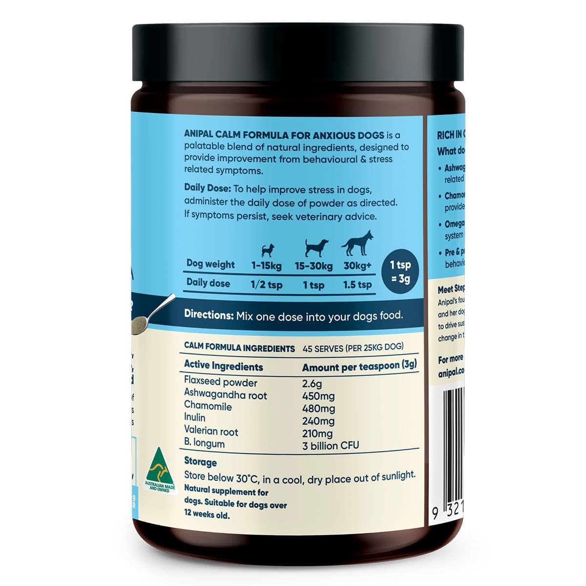 Thumbnail Anipal Pet Health Calm Formula 135g