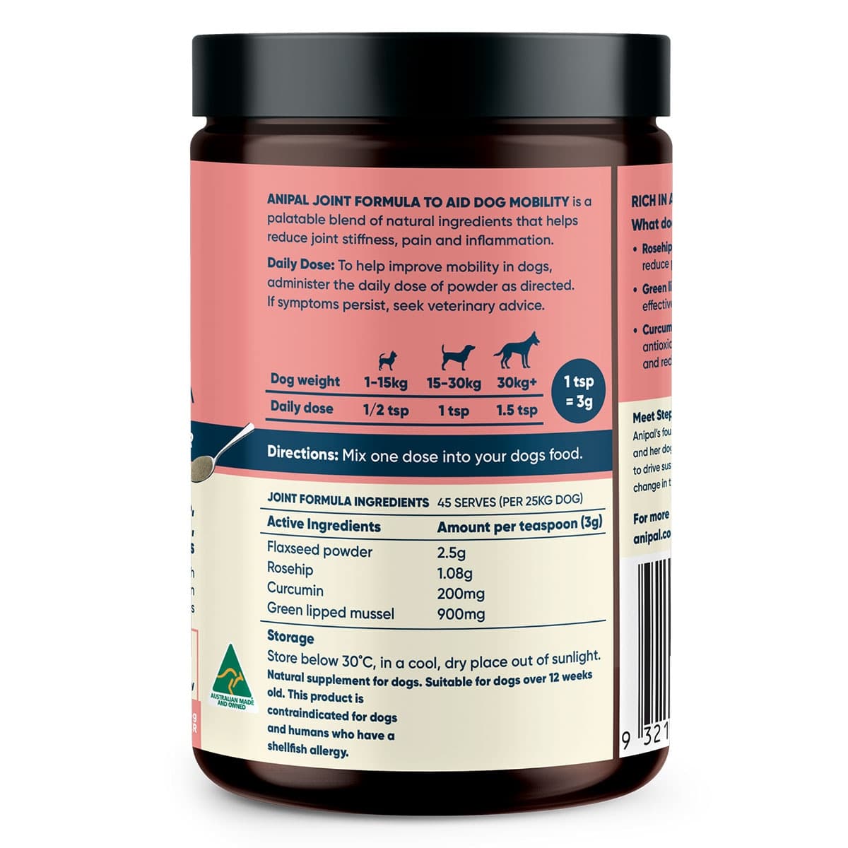Thumbnail Anipal Pet Health Joint Formula 135g