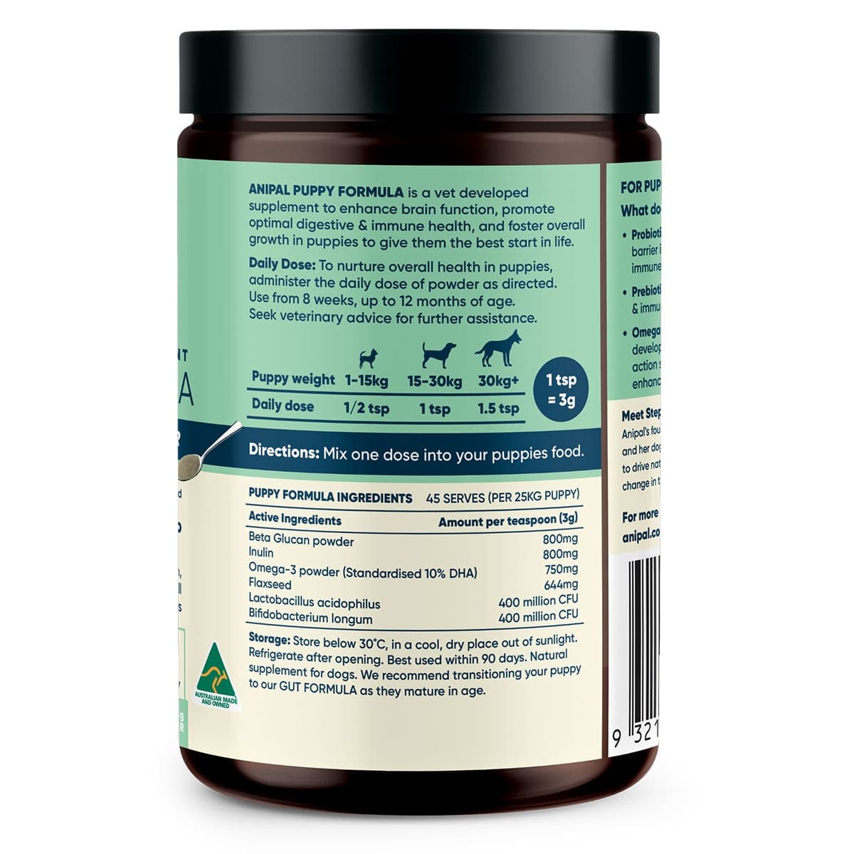 Thumbnail Anipal Pet Health Puppy Formula 135g