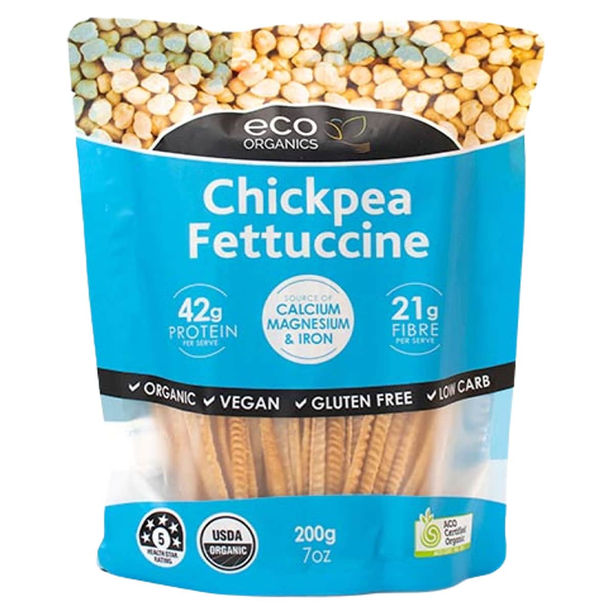 Thumbnail Eco Organics Chickpea Fettuccine 200g