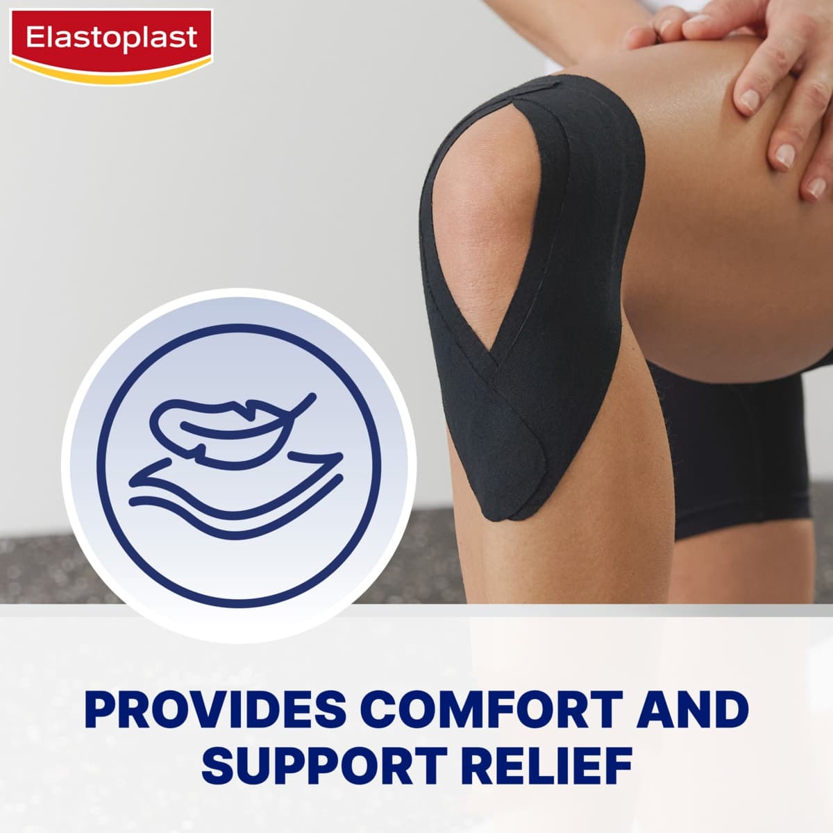 Thumbnail Elastoplast Kinesiology Tape Black 5cm x 5m Roll