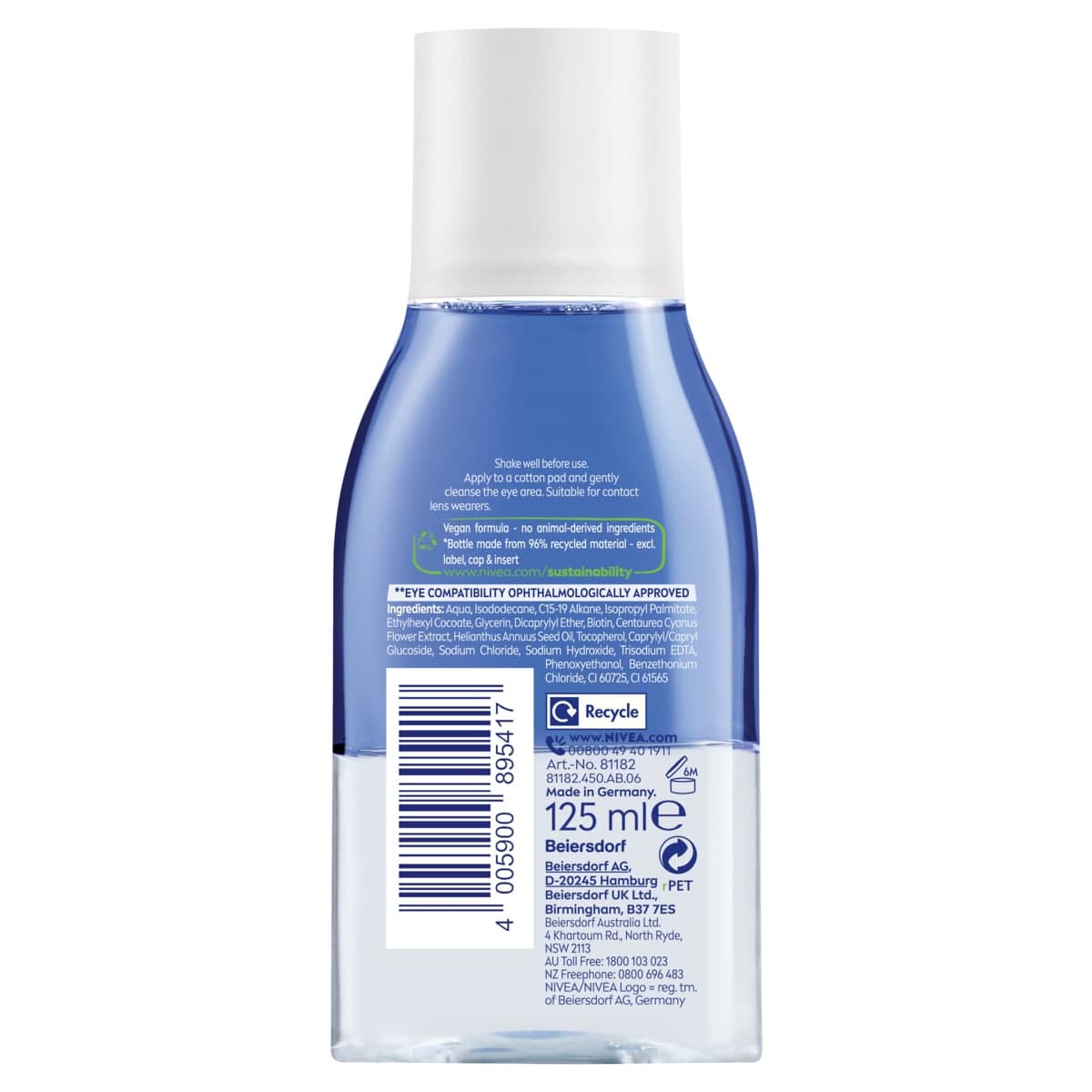 Thumbnail Nivea Double Effect Eye Make-Up Remover 125ml