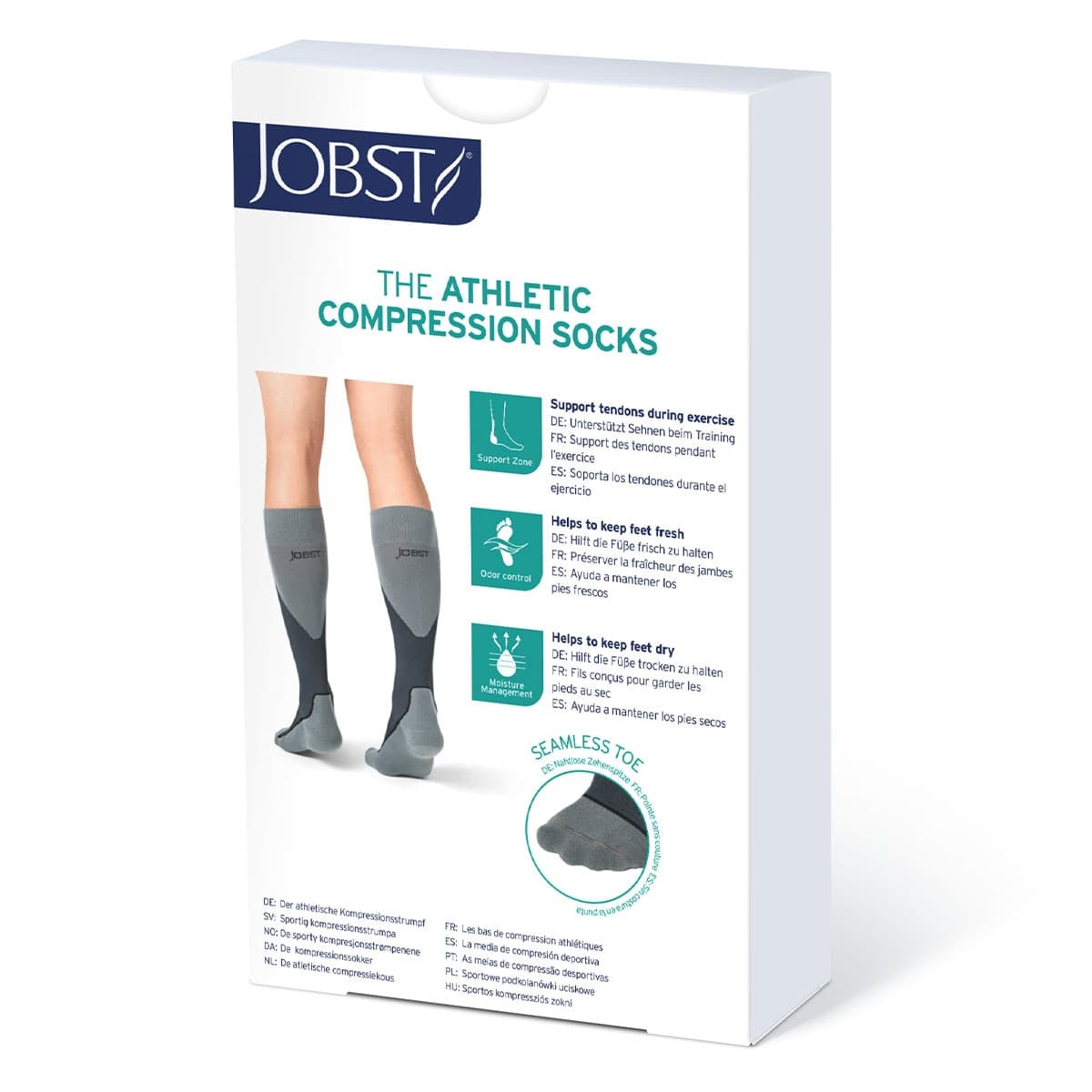 Thumbnail Jobst Sport Compression Socks Unisex 15-20 mmHg Pink M
