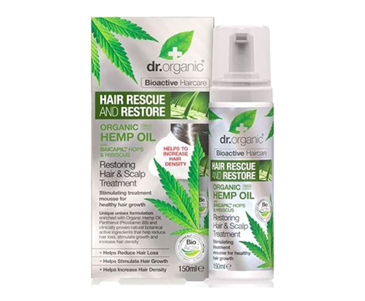 Thumbnail Dr Organic Hemp Oil Restoring Hair & Scalp Treatment 150ml