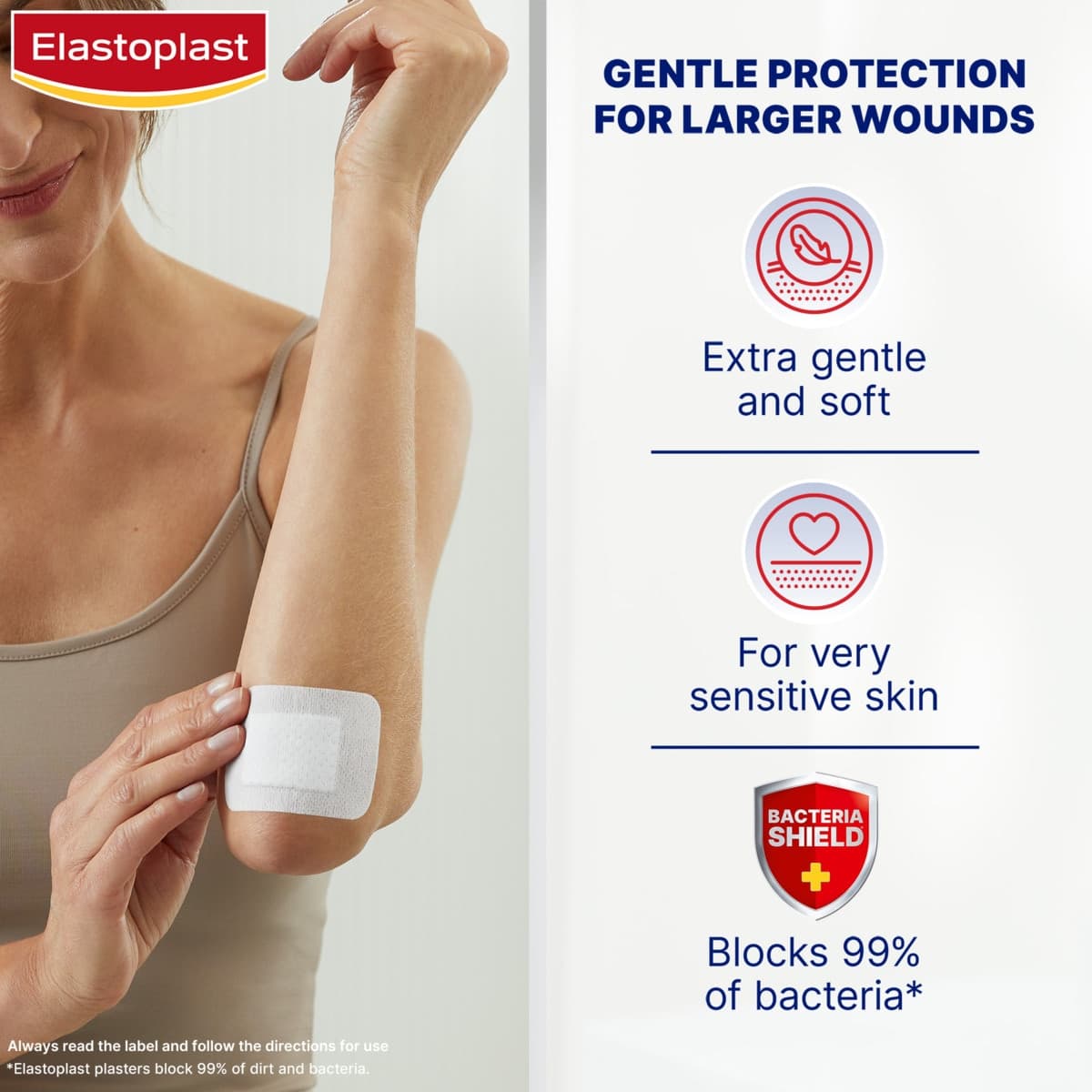 Thumbnail Elastoplast Ultra Sensitive Strips XL 5 Pack