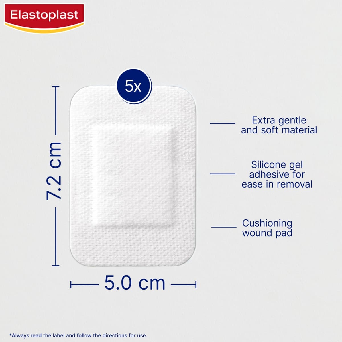 Thumbnail Elastoplast Ultra Sensitive Strips XL 5 Pack