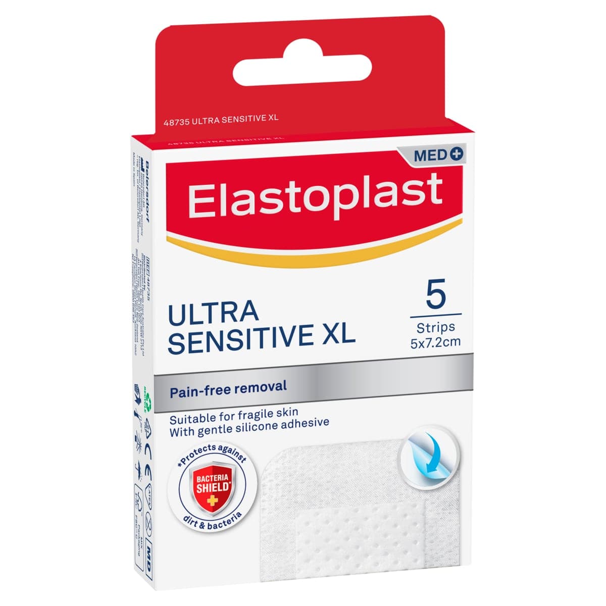 Thumbnail Elastoplast Ultra Sensitive Strips XL 5 Pack