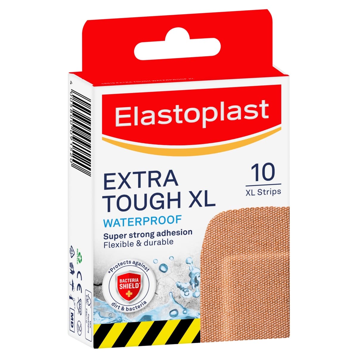 Thumbnail Elastoplast Extra Tough Waterproof Strips XL 10 Pack