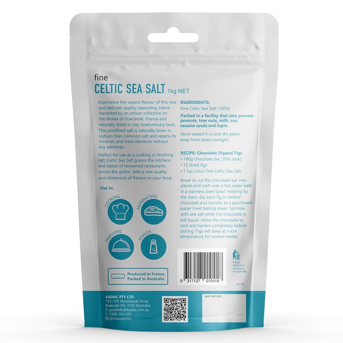 Thumbnail Lotus Fine Celtic Sea Salt 1kg
