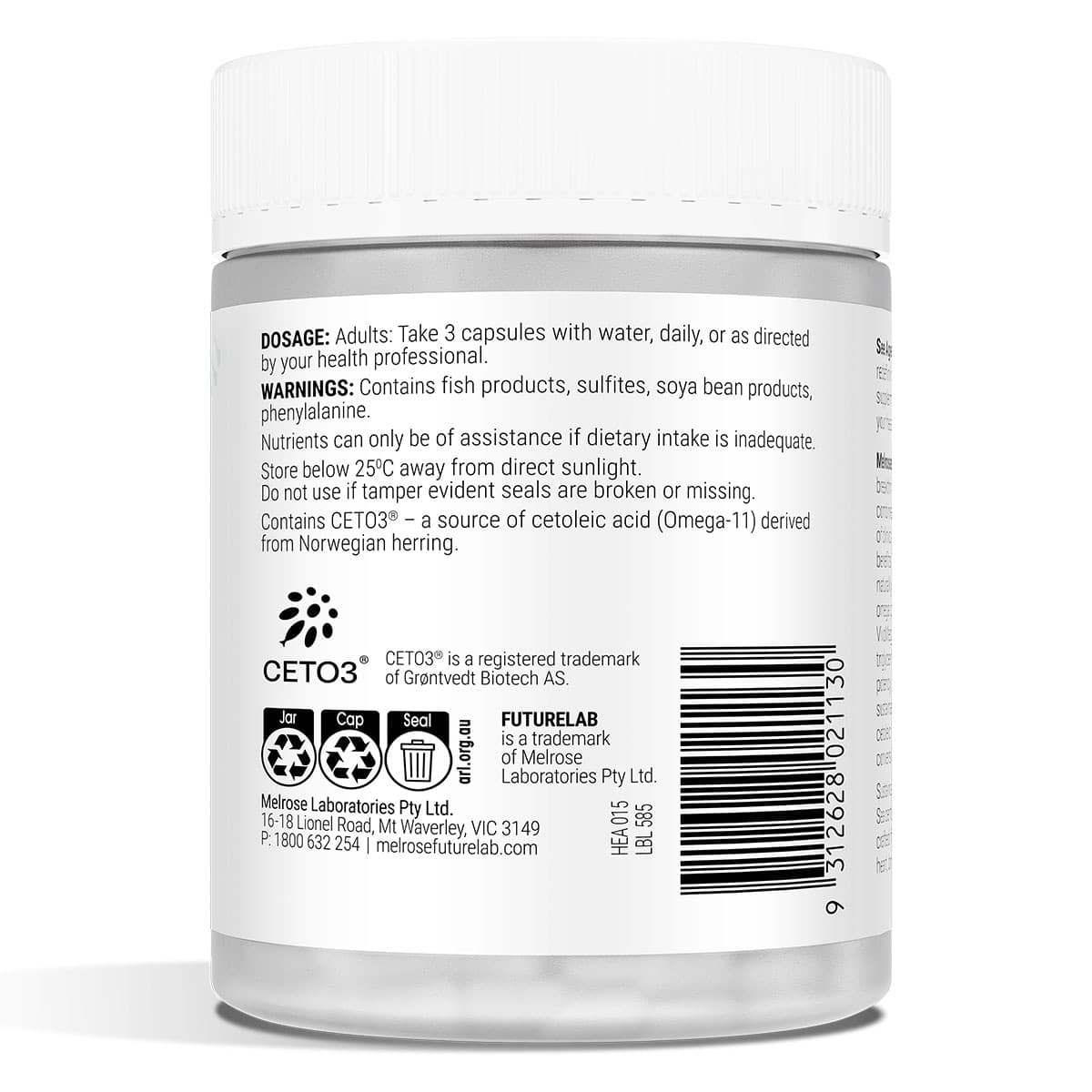 Thumbnail Melrose FutureLab Omega-3-11-Ultra Complex 90 Capsules
