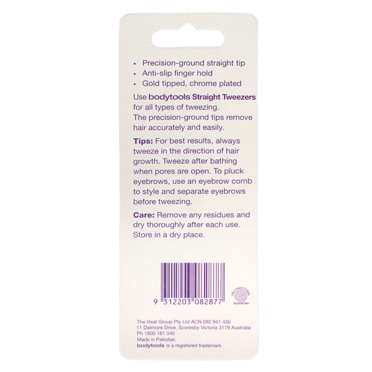 Thumbnail Bodytools Straight Tweezers Gold Tipped 1 Pack