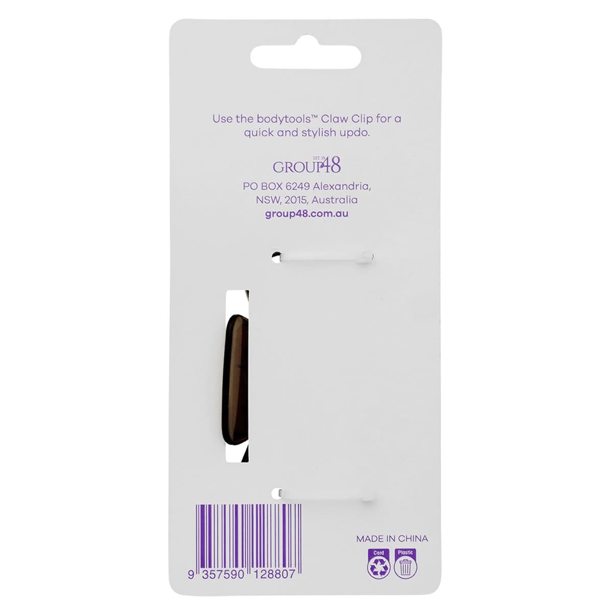 Thumbnail Bodytools Hair Claw Clip Medium Shell 1 Pack