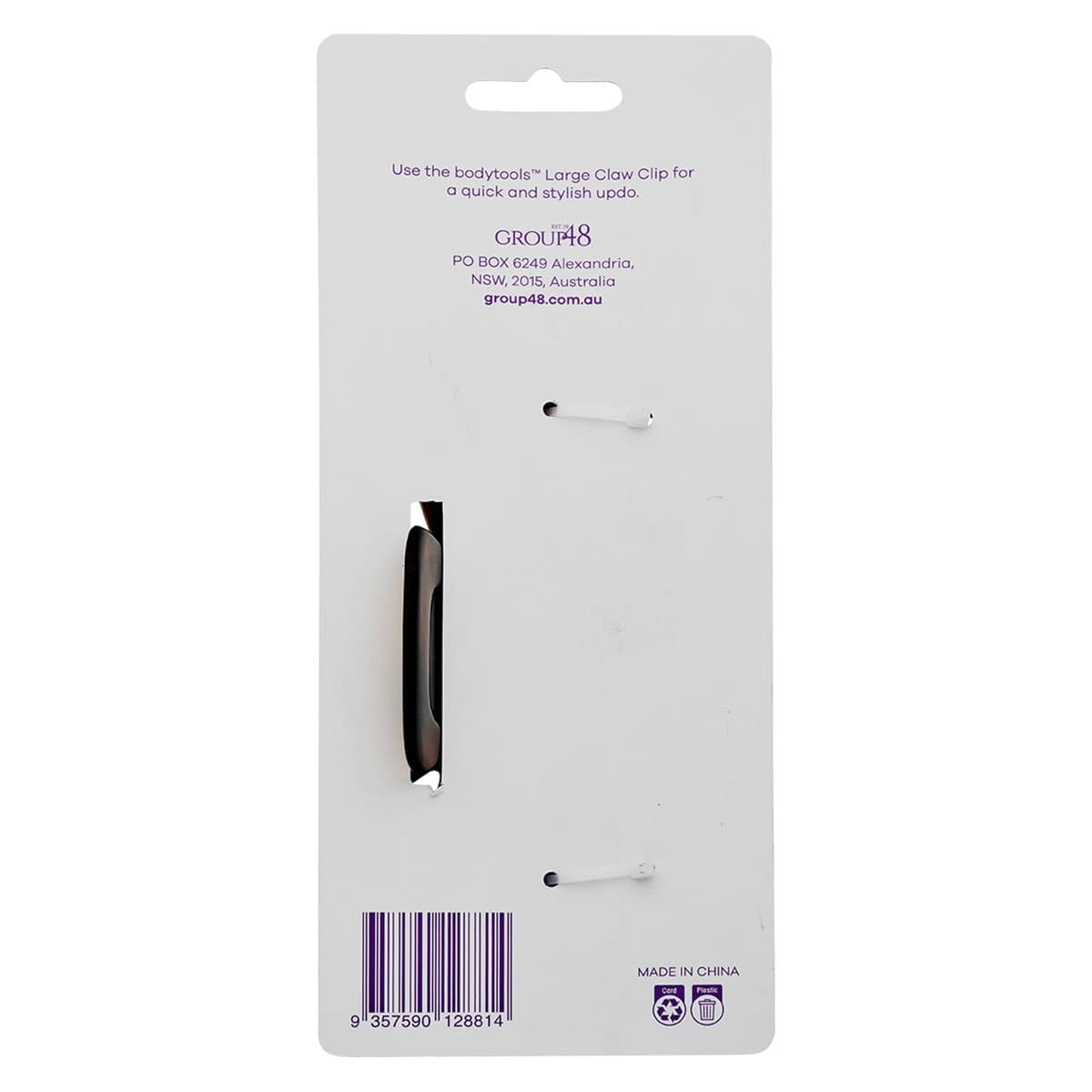 Thumbnail Bodytools Hair Claw Clip Large Shell 1 Pack