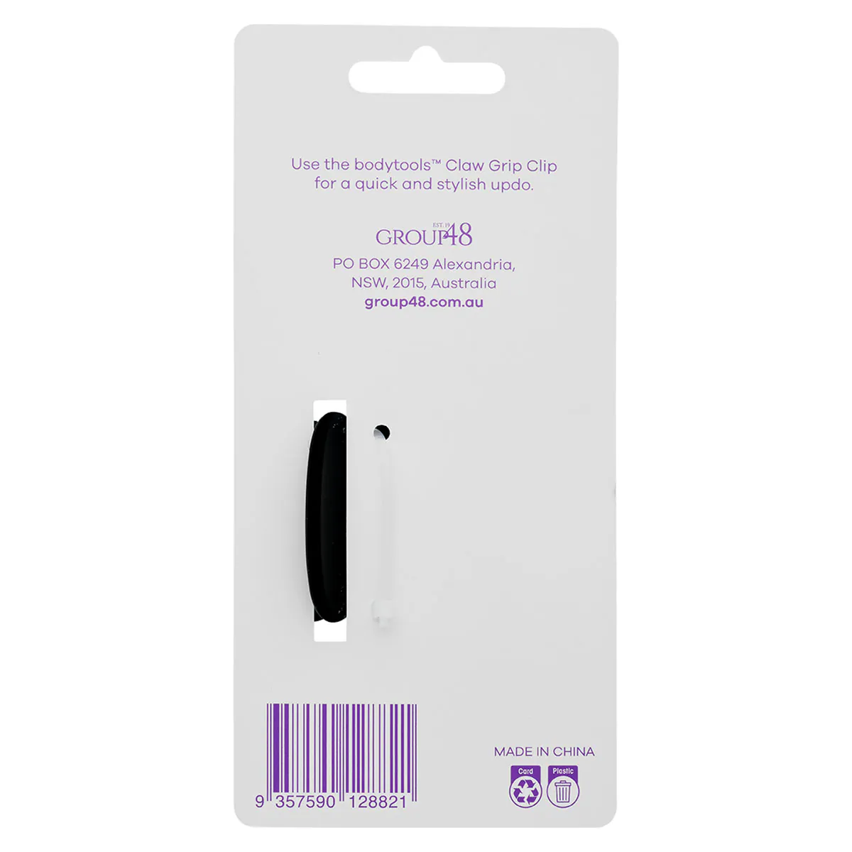 Thumbnail Bodytools Hair Claw Grip Clip Black 1 Pack