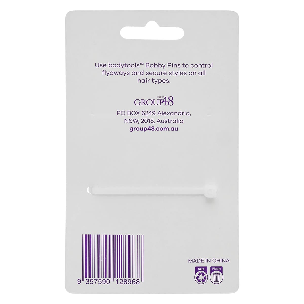 Thumbnail Bodytools Bobby Pins Brown 4.5cm - 100 Pack