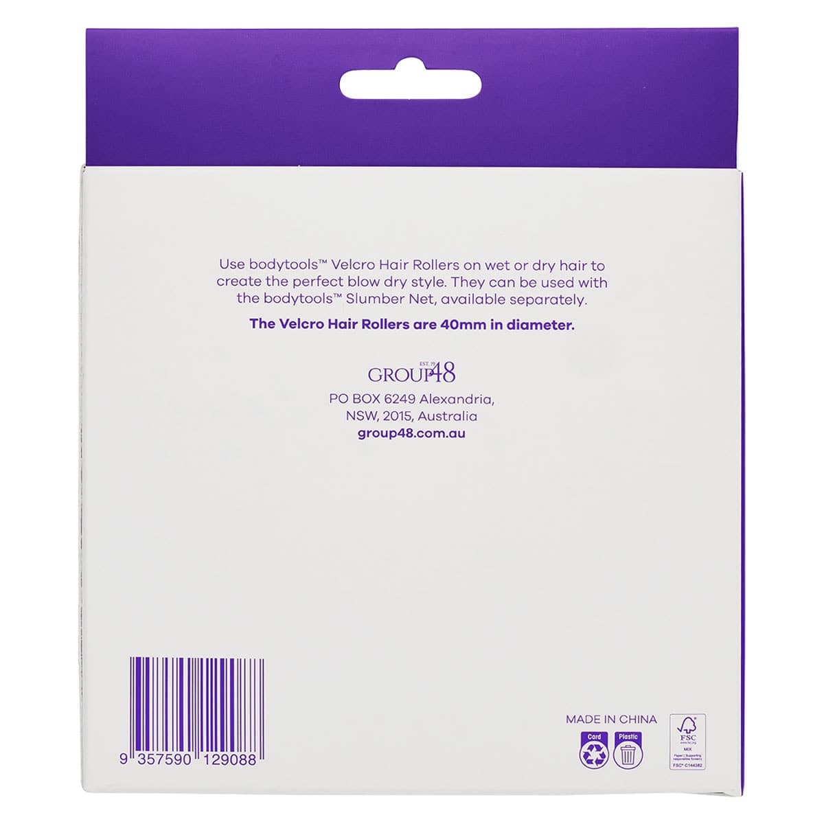 Thumbnail Bodytools Velcro Hair Rollers 6 Pack