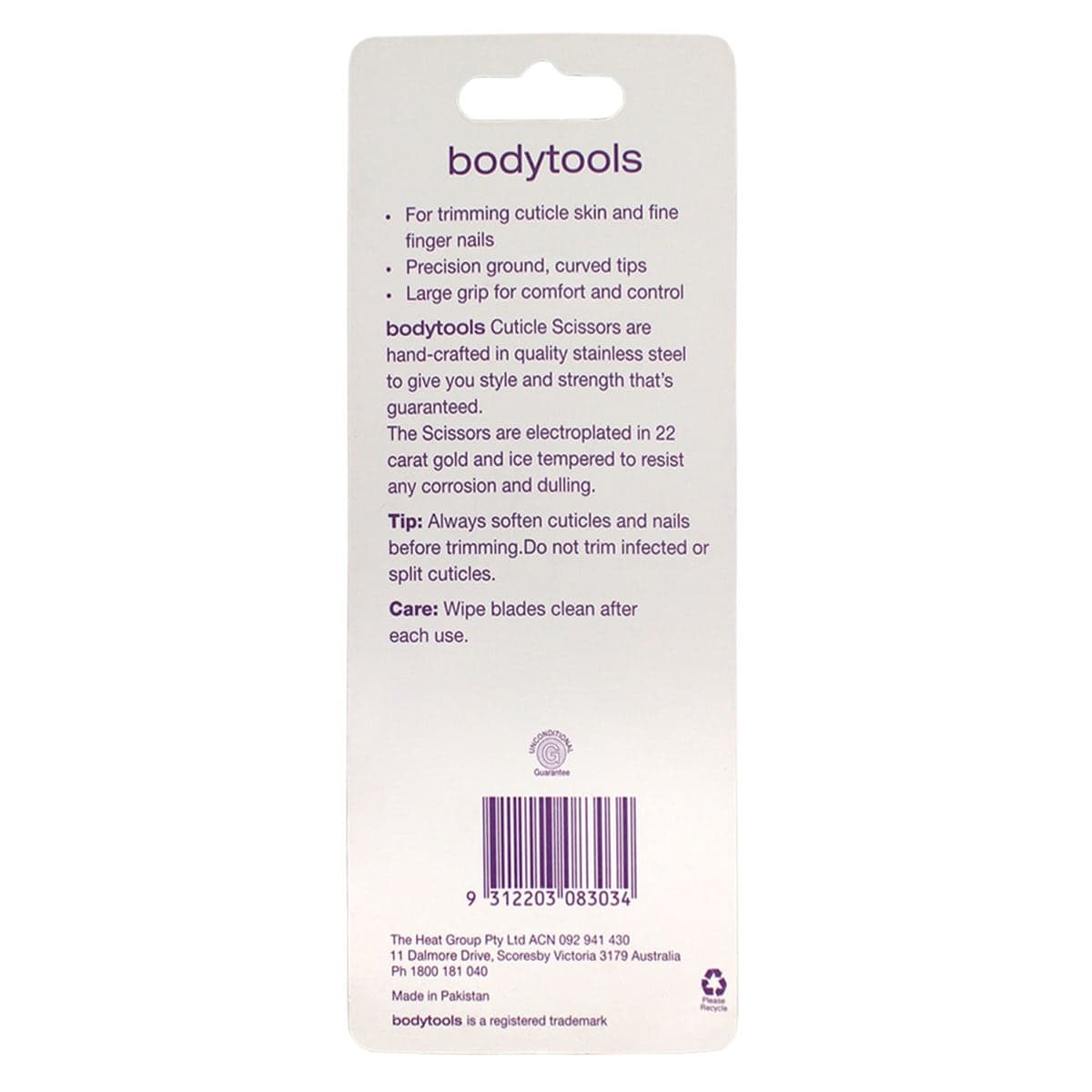 Thumbnail Bodytools Cuticle Scissors Curved 1 Pack