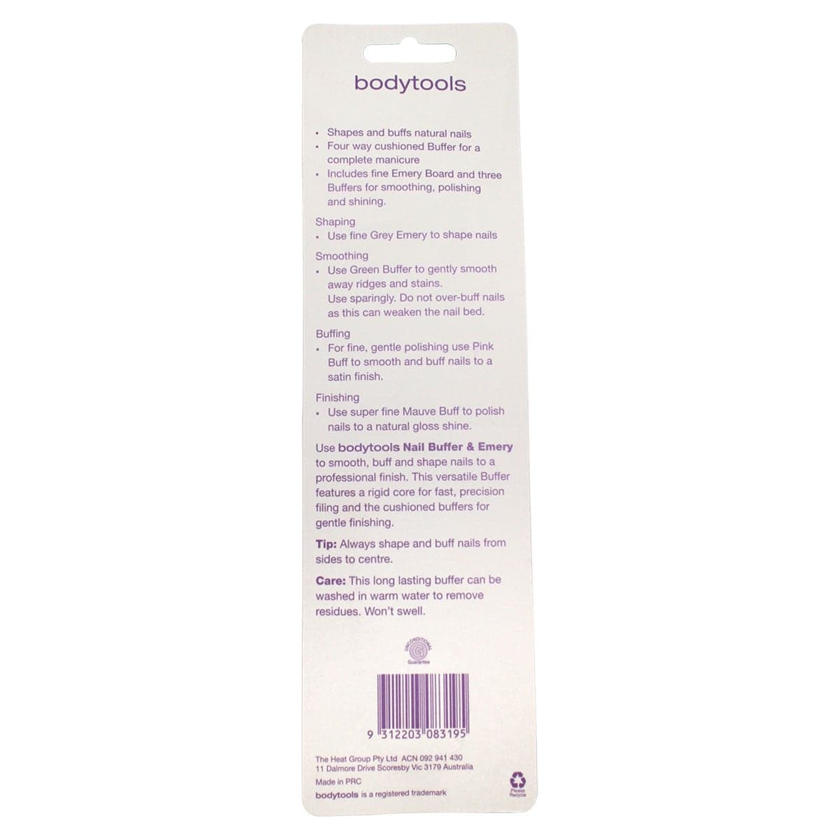 Thumbnail Bodytools Nail Buffer & Emery