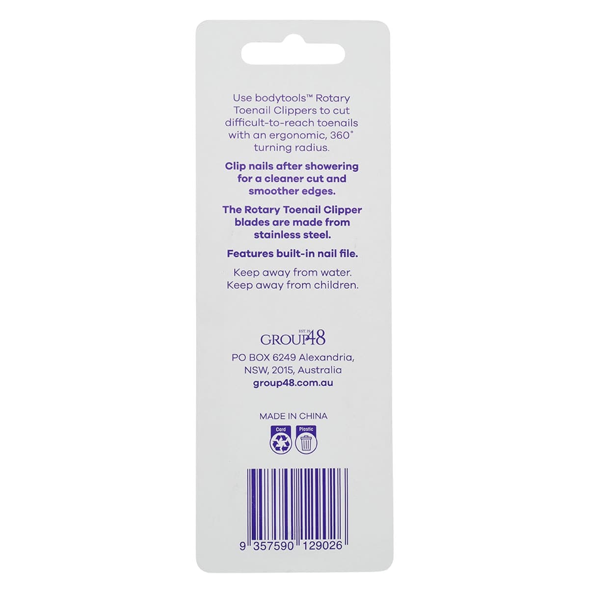 Thumbnail Bodytools Rotary Toenail Clippers 1 Pack