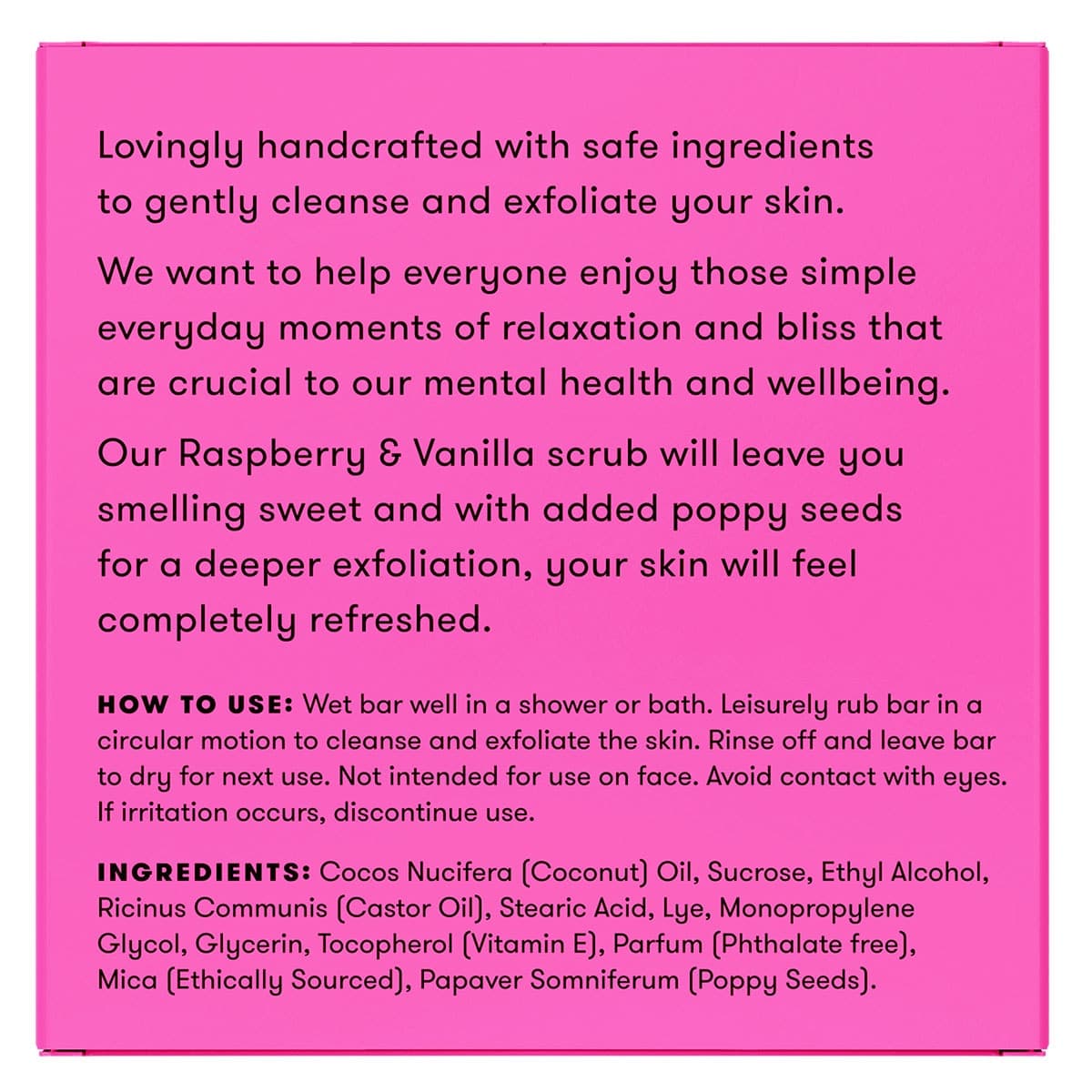 Thumbnail Anihana Sugar Scrub Bar Berry Vanilla 100g