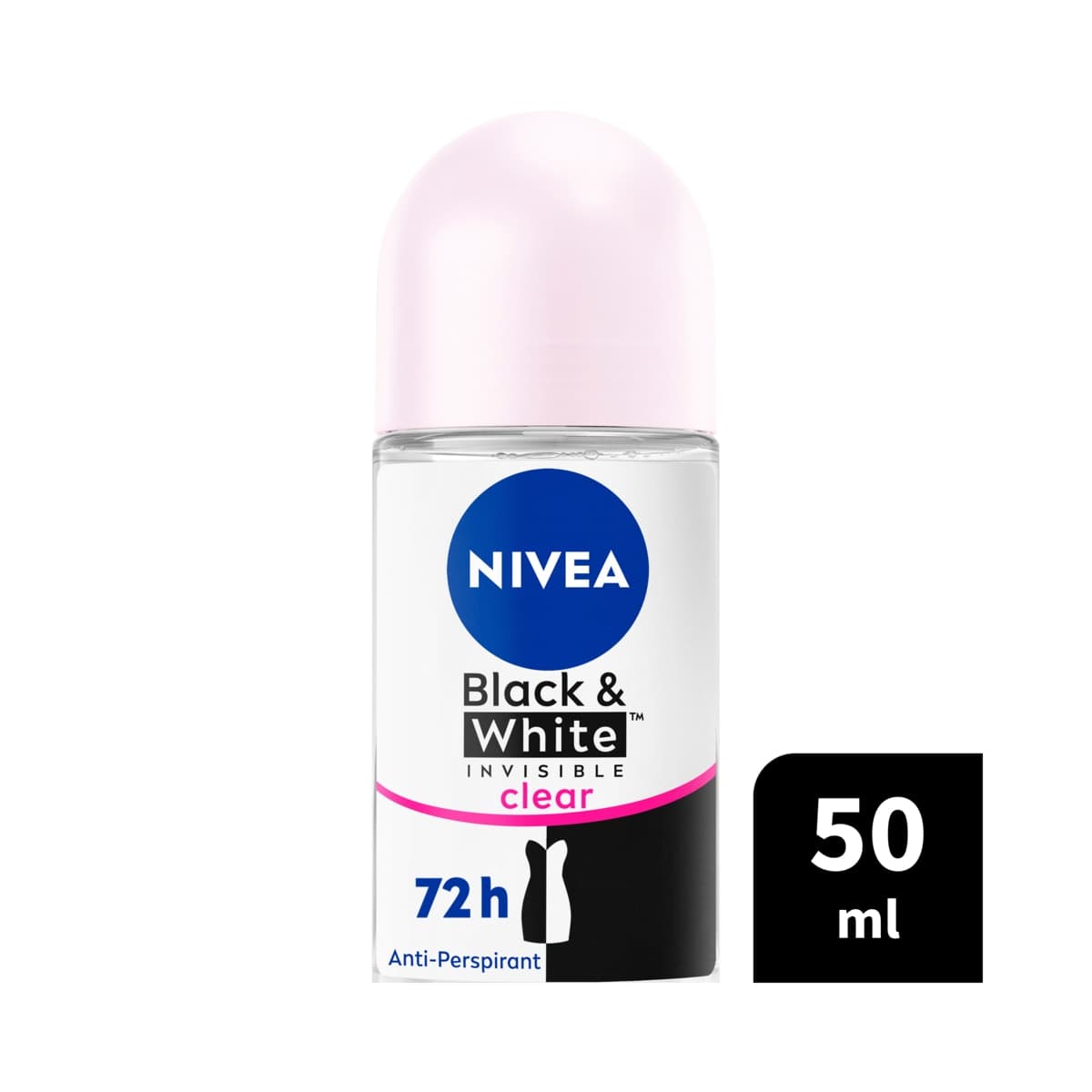 Thumbnail Nivea Invisible Black & White Clear Roll-on Deodorant 50ml